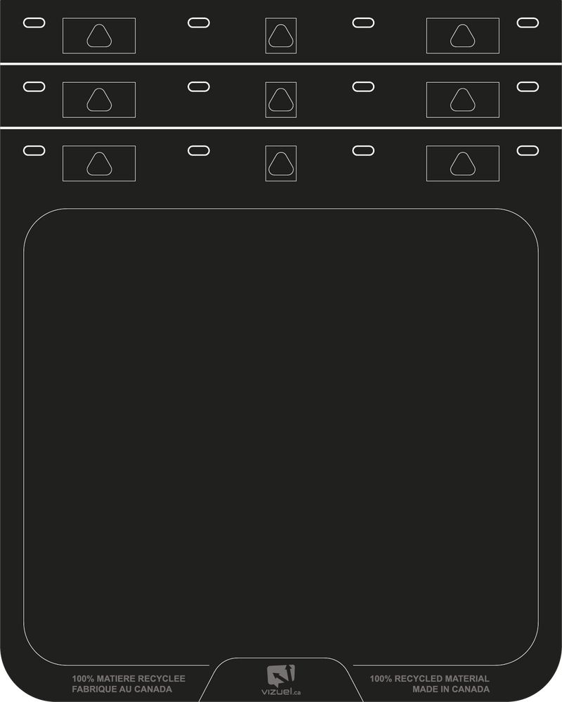 Customizable mudflap 24x30 - Standard