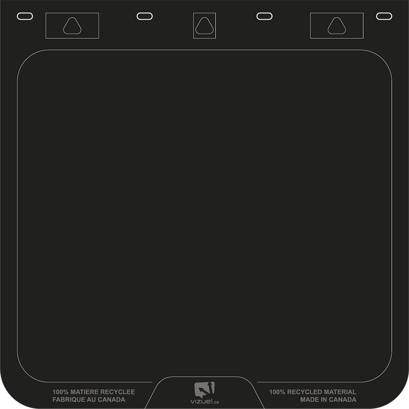 Customizable mudflap 24x24 - Standard